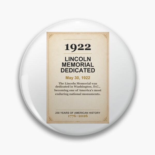 Item preview, America 250 | Lincoln Memorial Dedicated | 1922 designed and sold by ariksworld.