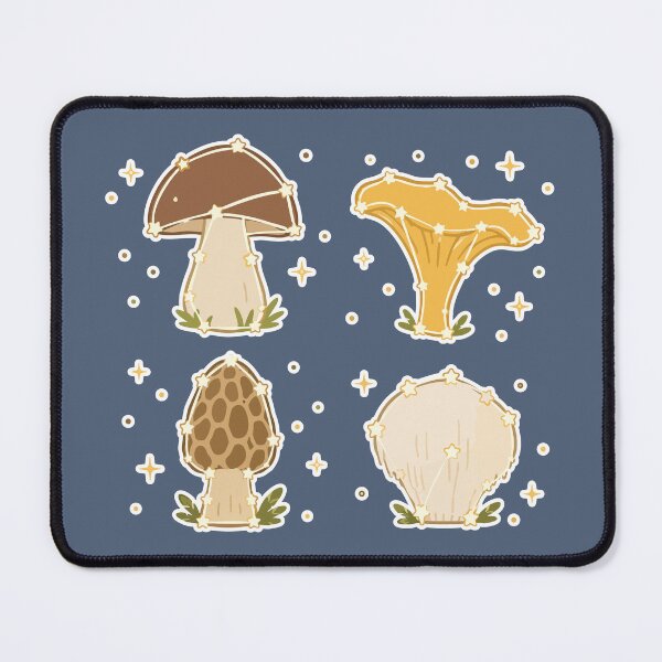 Item preview, Mushroom Constellations | Fungi Zodiac | Celestial Mycology | Forest Night Sky Illustration designed and sold by SimplePoDesign.