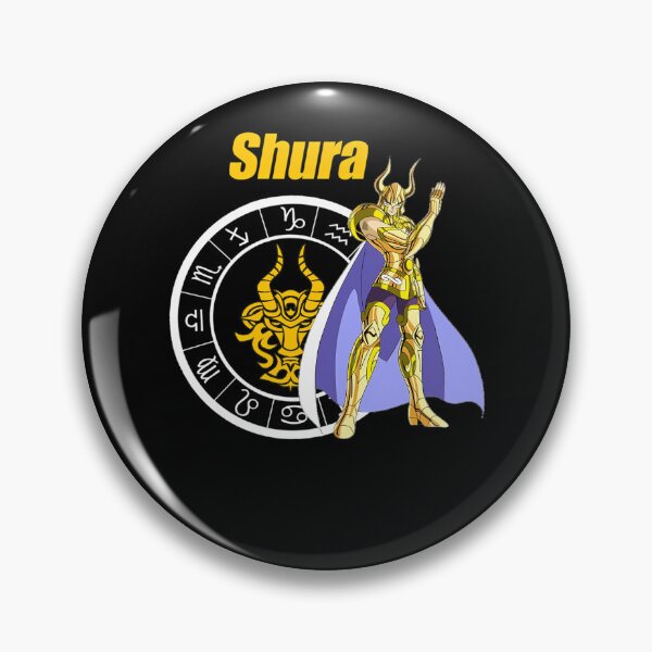 Item preview, Shura Capricorn Gold Saint Horned Armor Emblem designed and sold by Bruno Tornielli.