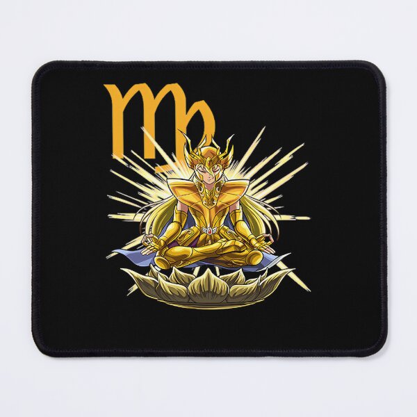 Item preview, Virgo Shaka Meditating Golden Lotus Flower Light Burst designed and sold by Bruno Tornielli.