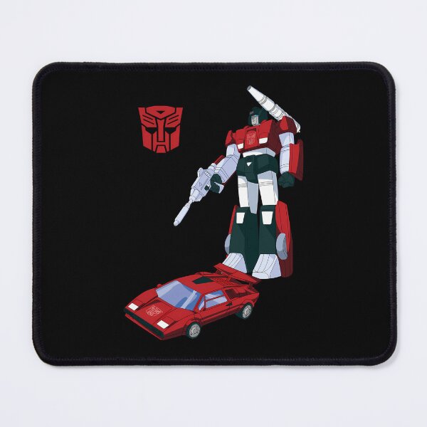 Item preview, Sideswipe Red Sports Car Robot Mecha Illustration designed and sold by Bruno Tornielli.