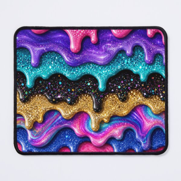 Item preview, Candy Drip Dreams | Glossy Abstract Melt Pattern designed and sold by Aramdesing.