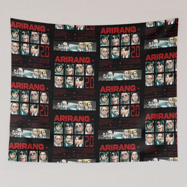 Item preview, BTS Arirang 2.0 Vintage Retro Newspaper Style designed and sold by moamaxshop.