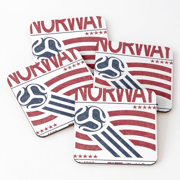 Item preview, Retro 90s Flag Norway Team Soccer World Cup 2026 designed and sold by OneSharkx.