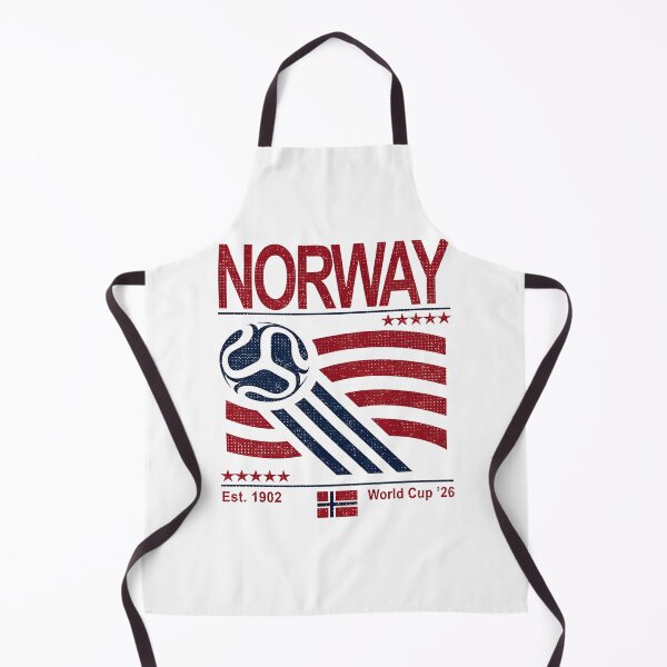 Item preview, Retro 90s Flag Norway Team Soccer World Cup 2026 designed and sold by OneSharkx.