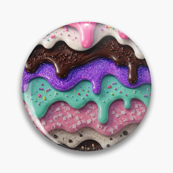 Item preview, Candy Drip Dreams | Glossy Abstract Melt Pattern designed and sold by Aramdesing.