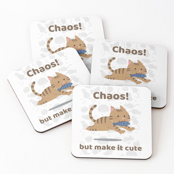 Item preview, Chaos But Make It Cute Tabby Cat Graphic designed and sold by Rehnair.
