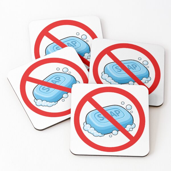 Item preview, No Soap Funny Anti Soap Hygiene Humor Design designed and sold by MonkiFlipp.