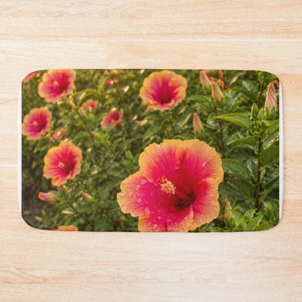 Item preview, Tropical Hibiscus Garden in Golden Light designed and sold by SheFriendly143.