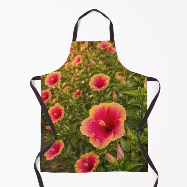 Item preview, Tropical Hibiscus Garden in Golden Light designed and sold by SheFriendly143.