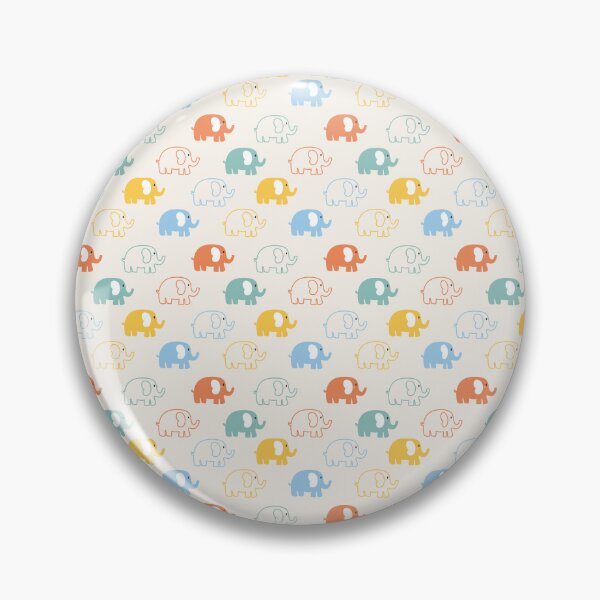 Item preview, Cute Pastel Elephant Pattern designed and sold by QuietBloom80.