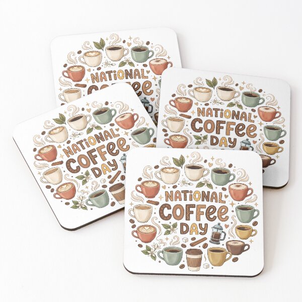 Item preview, National Coffee Day Coffee Festival Emblem designed and sold by RGB-crayon.