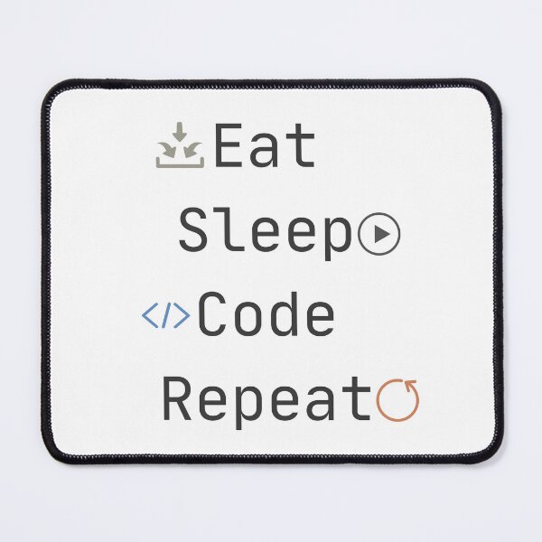 Artikelvorschau, Eat Sleep Code Wiederholen entworfen und verkauft von Rehnair.