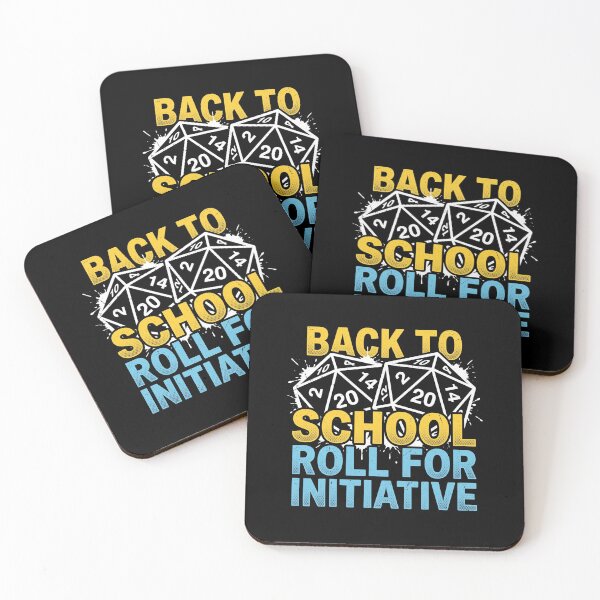 Item preview, Back to School Roll For Initiative D20 Tabletop RPG Gamer Design designed and sold by AdyKurniawan.