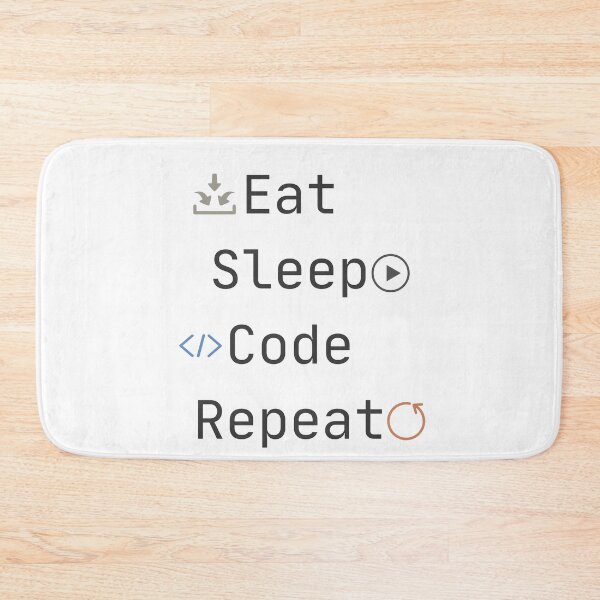 Item preview, Eat Sleep Code Repeat designed and sold by Rehnair.