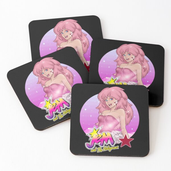 Item preview, Jem and The Holograms Circle Star Background Portrait designed and sold by 740-Studios.