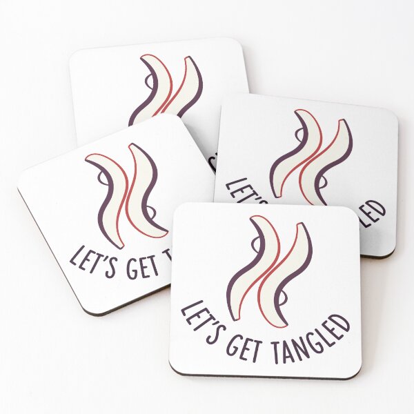 Item preview, Minimalist Let's Get Tangled Abstract Retro Ribbon designed and sold by Amir Faysal.