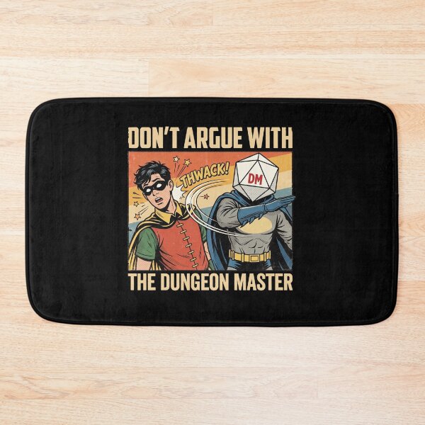 Item preview, Funny Tabletop RPG Don't Argue With The Dungeon Master D20 Comic Design designed and sold by AdyKurniawan.