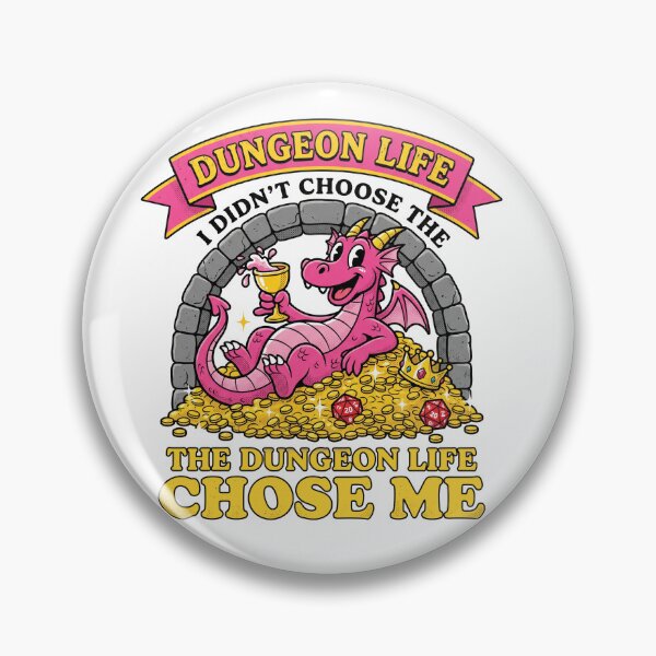 Item preview, Funny RPG Dragon Dungeon Life Chose Me Tabletop Gamer Design designed and sold by AdyKurniawan.