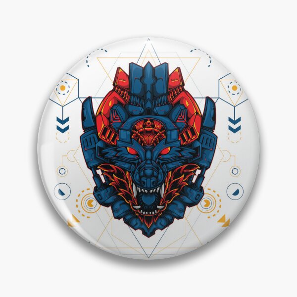 Item preview, Cyber Oni – Geometric Mecha Beast designed and sold by Peter Kaul.