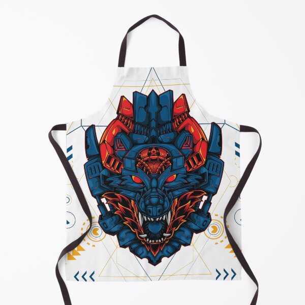 Item preview, Cyber Oni – Geometric Mecha Beast designed and sold by Peter Kaul.