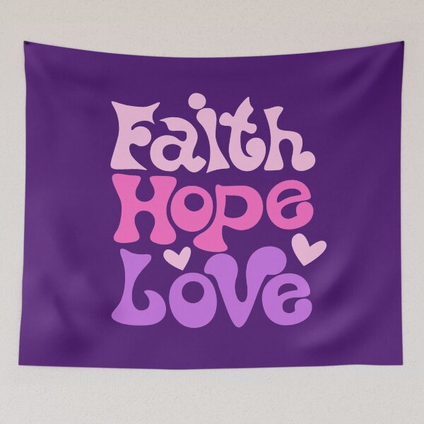 Item preview, Faith, Hope & Love – 1 Corinthians 13:13 Christian Bible Verses T-Shirt | Inspirational Scripture Gift designed and sold by PureHopeStudio.