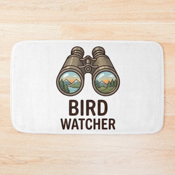 Item preview, Bird Watcher Binoculars Nature Landscape designed and sold by Rehnair.