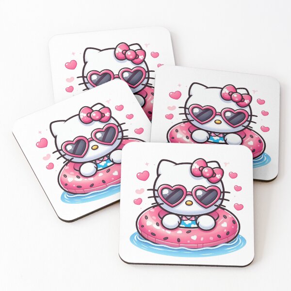 Item preview, Hello Kitty Swim Ring Pool Summer Aesthetic Kawaii designed and sold by rfd2.