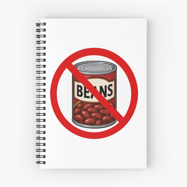 Item preview, No Beans Funny Anti Beans Food Humor Design designed and sold by MonkiFlipp.