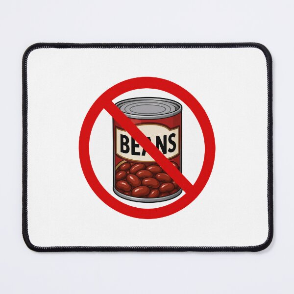Item preview, No Beans Funny Anti Beans Food Humor Design designed and sold by MonkiFlipp.