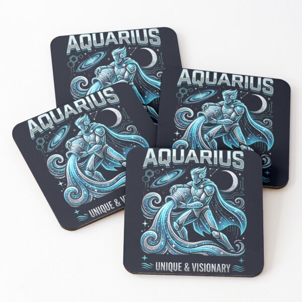 Item preview, Aquarius Daily Horoscope | Unique & Visionary Zodiac Sign | Astrology Gift | Water Bearer Celestial Design designed and sold by Bhaskar Digital Art.