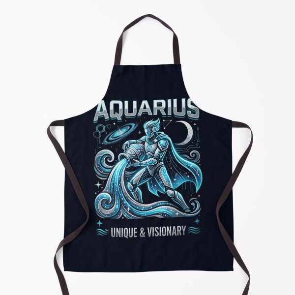 Item preview, Aquarius Daily Horoscope | Unique & Visionary Zodiac Sign | Astrology Gift | Water Bearer Celestial Design designed and sold by Bhaskar Digital Art.
