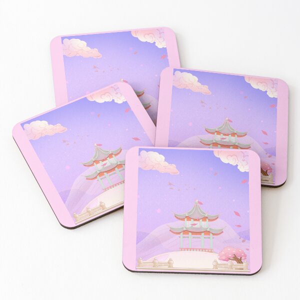 Item preview, Vintage Anime Landscape Pastel Cherry Blossom designed and sold by Rehnair.