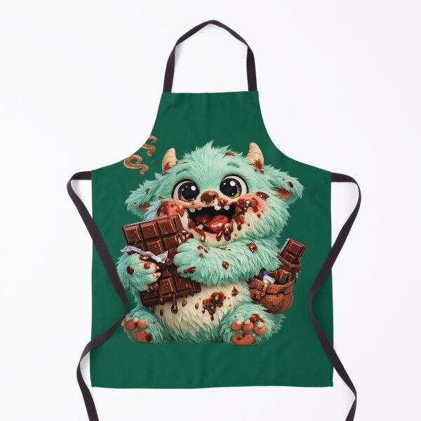 Item preview, Mint green fluffy monster designed and sold by FluffyGallery.