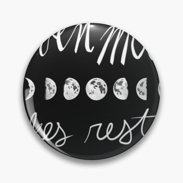 Item preview, Moon Phases Quote designed and sold by BoldlyGraphic.