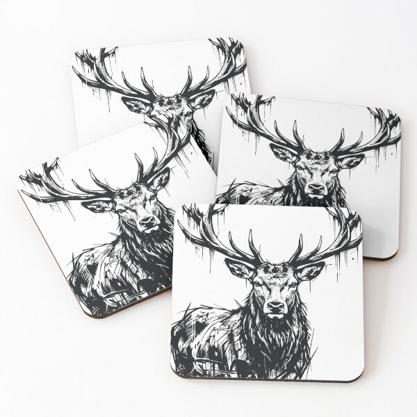 Item preview, Stag Antlers Head designed and sold by BHP Studio.