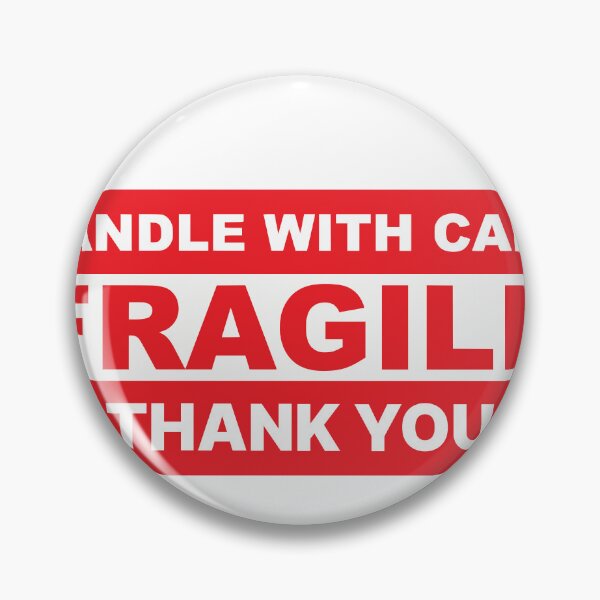 Item preview, Fragile Handle With Care Sticker | Package Warning Decal | Thank You Shipping Label designed and sold by UI Expert.