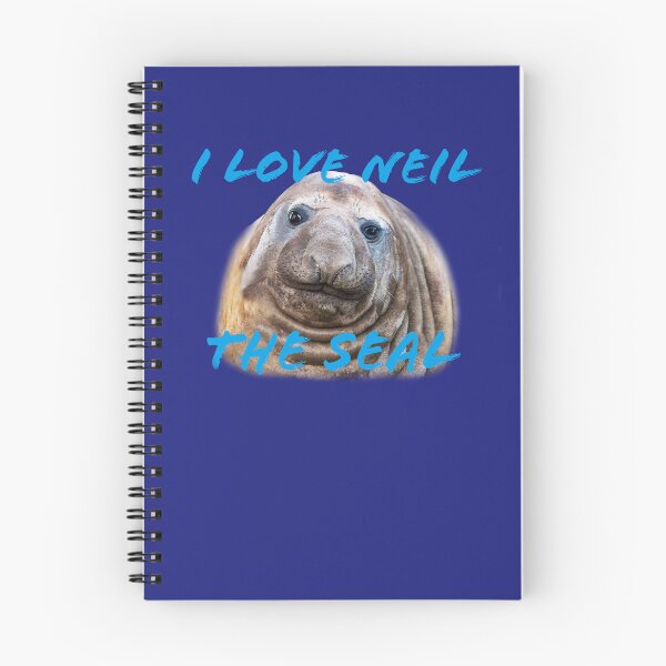Item preview, NEIL THE SEAL, QUOTE designed and sold by Barbara Jean Photo Art And Design.