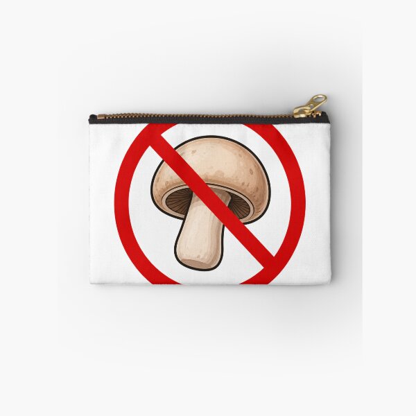 Item preview, No Mushroom Funny Anti Mushroom Food Humor Design designed and sold by MonkiFlipp.