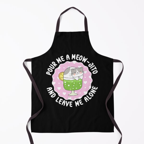 Item preview, Pour Me A Meow-jito And Leave Me Alone - Funny Kawaii Cat Mojito Pun designed and sold by the-Z3nith.