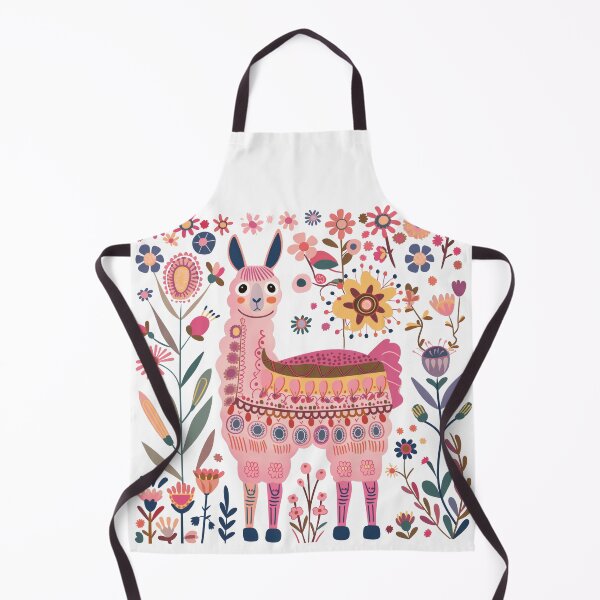 Item preview, Scandinavian Folk Art, Floral Alpaca designed and sold by xiao xuans.