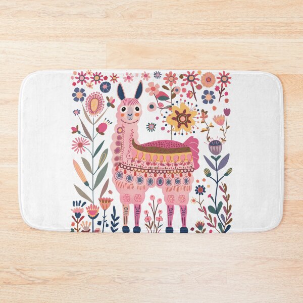 Item preview, Scandinavian Folk Art, Floral Alpaca designed and sold by xiao xuans.