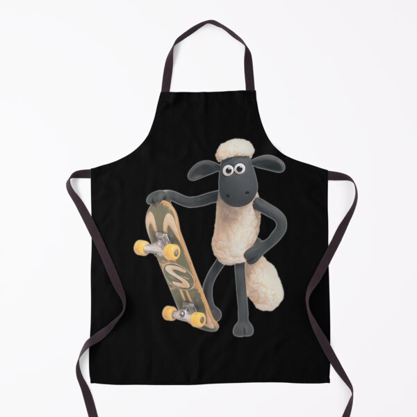 Item preview, Claymation Sheep Character Holding Skateboard designed and sold by daluxchin.