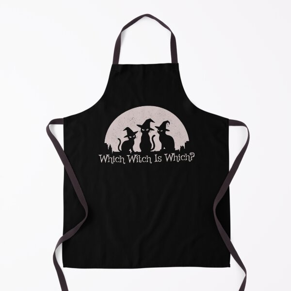 Item preview, Which Witch Is Which? Funny Halloween Black Cat Design designed and sold by clickbongski.