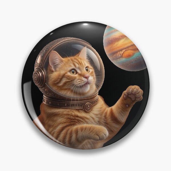 Item preview, Orange Tabby Cat Astronaut | Space Explorer Feline #3 designed and sold by Joammiyon.