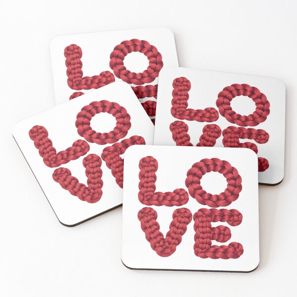 Item preview, Crochet Love Typography designed and sold by jkrphoto.