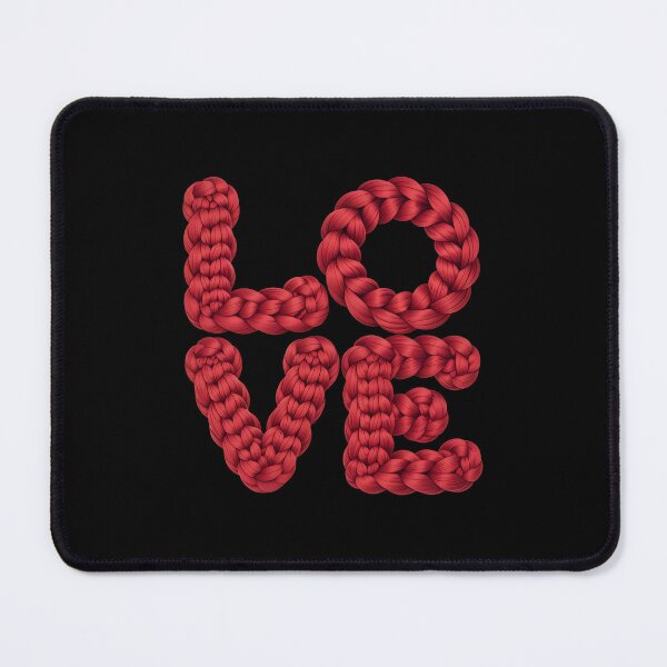 Item preview, Crochet Love Typography designed and sold by jkrphoto.