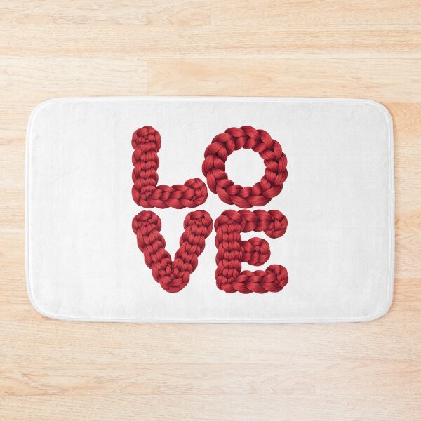 Item preview, Crochet Love Typography designed and sold by jkrphoto.