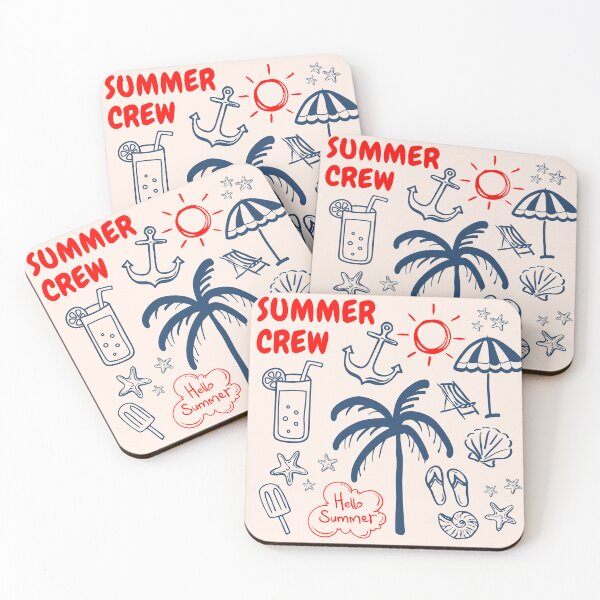 Item preview, Together In The Sun Summer Crew Hello Summer Doodle Pattern designed and sold by LibertyHub.