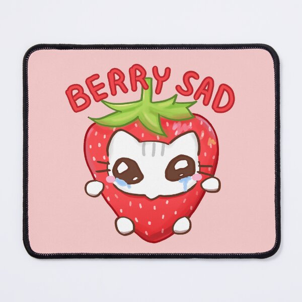 Item preview, Strawberry Cat Berry Sad designed and sold by Amberein.